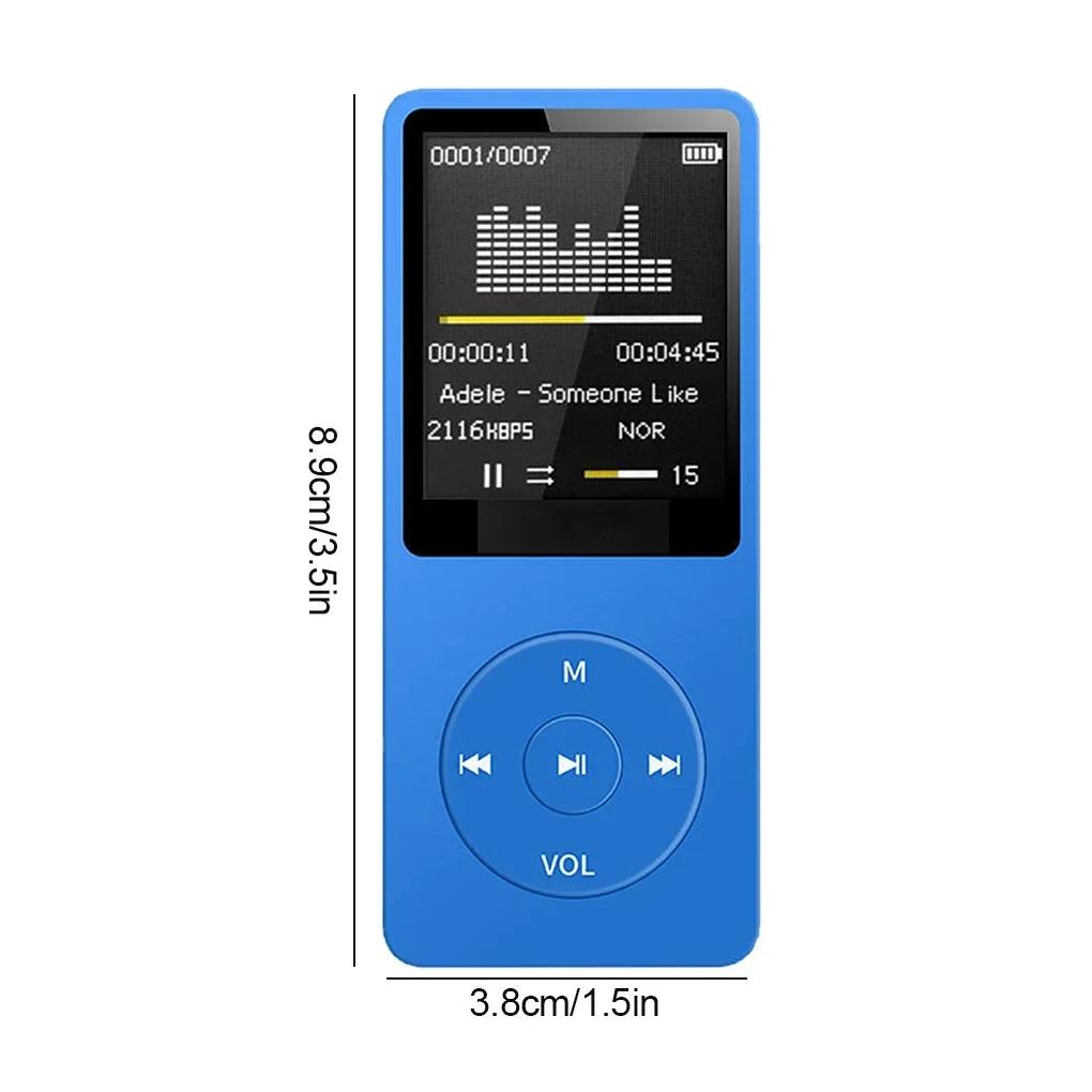 Multifunction MP3 Music Player Mini Digital Display Screen HIFI Sound FM Radio E-book Recording Music walkman