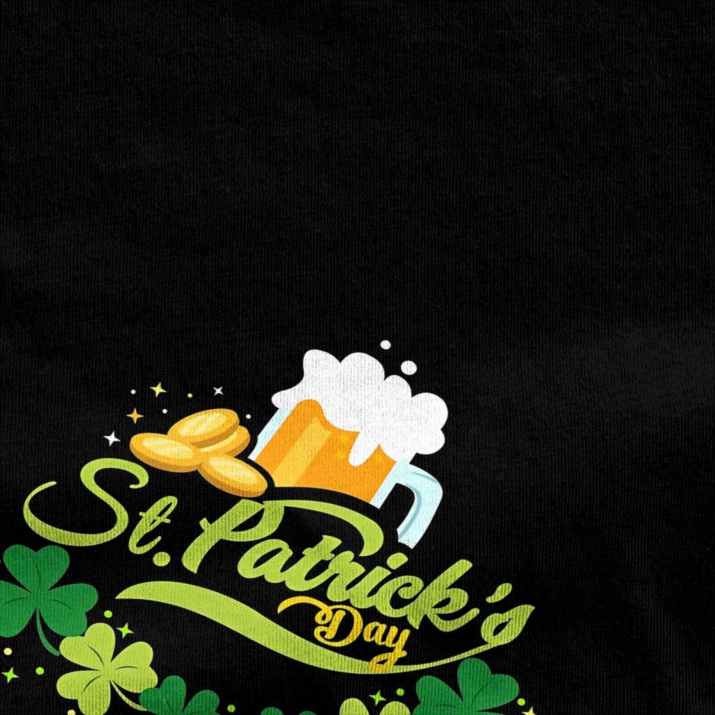 St Patricks Day T Shirt Summer Beer Classic T Shirts Cotton Harajuku Tshirt For Men Short-Sleeved Casual Tees