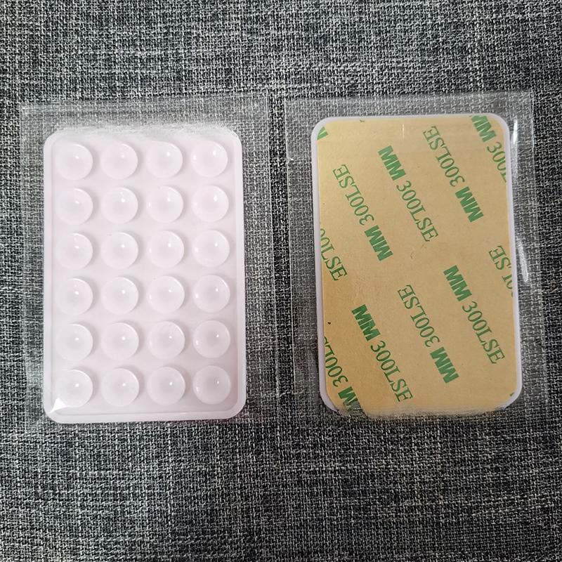 1Pcs Reusable Adhesive Pads Silicone Suction Cups Non-Slip Cell Phone Holders Travel Accessories"
