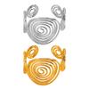 Retro Wide Hollow Metal Open Bangle New European American Cross-Border Exaggerated Niche High Texture Personalized Versatile Women Hand Jewelry