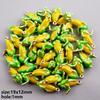 3D Fruit/Animal Enamel Charms For Jewelry Making Supplies Cherry Pea Lobster Corn Pendant Charm DIY Earrings Keychain Materials