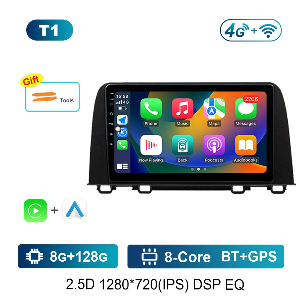 9 '' for Honda CRV CR-V 5 RT RW 2017 - 2019 Car Radio Multimedia Player Android Intelligent System GPS Navi WiFi+4G HD Screen