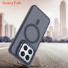 KEYSION Lens Stand Magnetic Phone Case for MagSafe for HONOR X6c X5b Plus Matte Translucent Shockproof Cover for Honor X5b Plus X6c