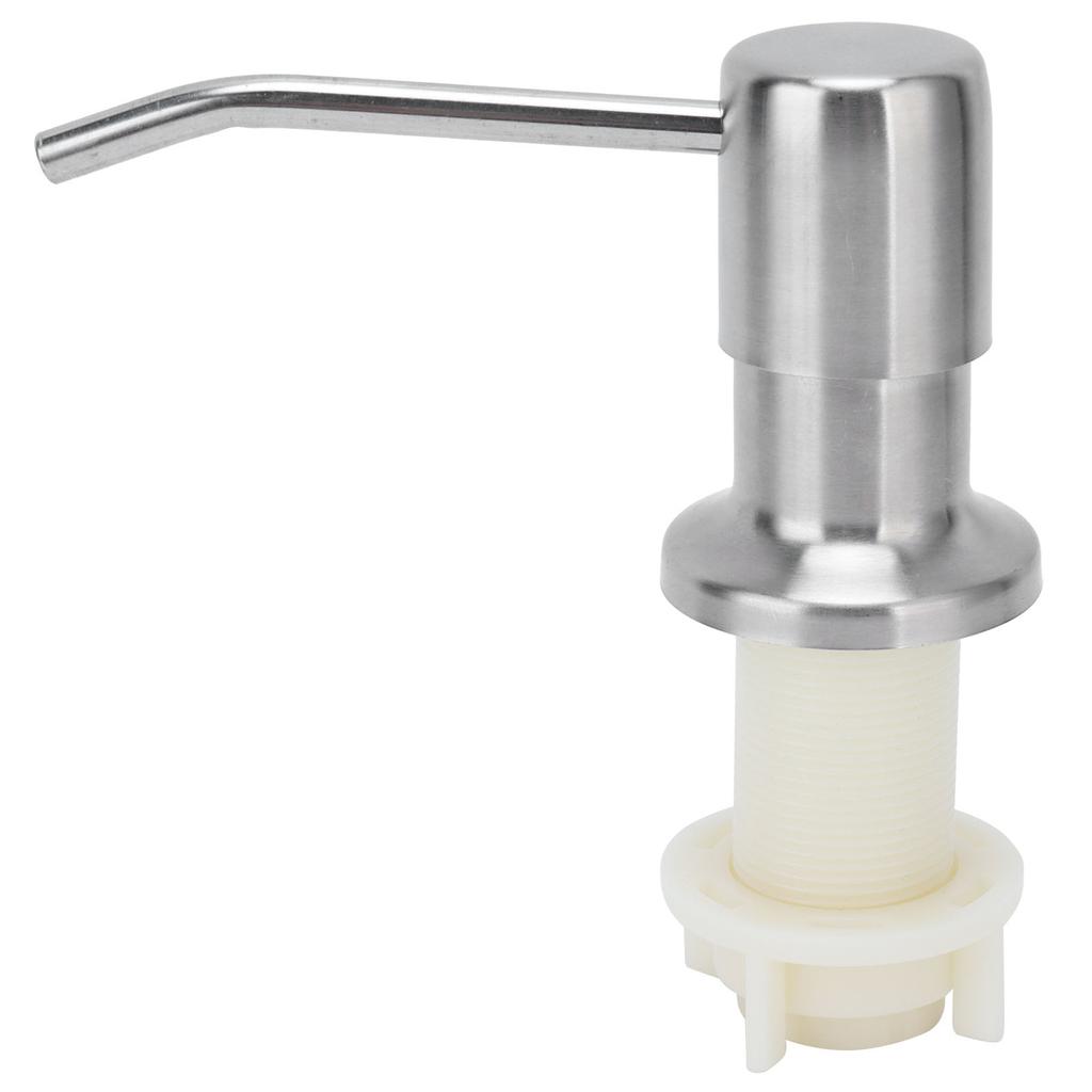 Soap Pump Head Kit 304 Stainless Steel Kitchen Sink BuiltIn Liquid Dispenser with Extension Tube