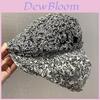 Vintage Artistic Beret Hat For Women With Embroidery In Summer Style