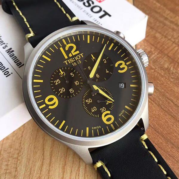 TISSOT Soko Collection Quartz Movement 100m Water Resistance Men's Watches Watch 45mm Black Dial T116.617.16.057.01