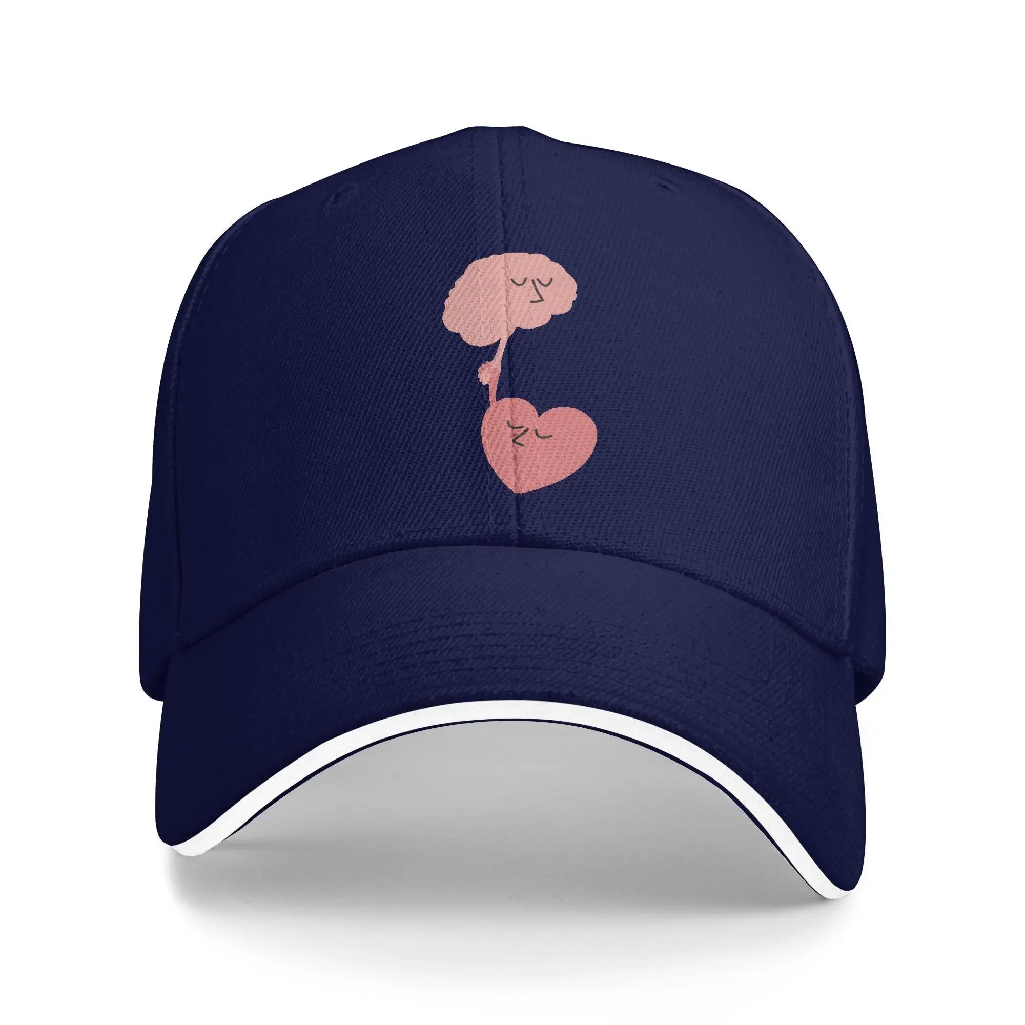 

Harmony of Heart and Mind Baseball Cap Casual Hip Hop Hats Summer Men Adult Kpop Rock Snapback Cap One Size