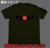 Gundam Zaku Monoeye Glow-in-the-Dark T-Shirt Moss Size: L