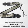 Ethnic Style Guitar Crossbody Strap Embroidery Ukulele Straps Belt Durable Guitar Strap  Bass