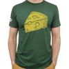 Green Bay Football Wisconsin Cheese T-Shirt, Hand-Drawn, Printed In USA