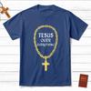 Jesus Über Alles T-Shirt Herren und Damen Kurzarm Baumwolle T-Shirts Y2k Shirt Oversize Tops Sommerbluse Herrenbekleidung