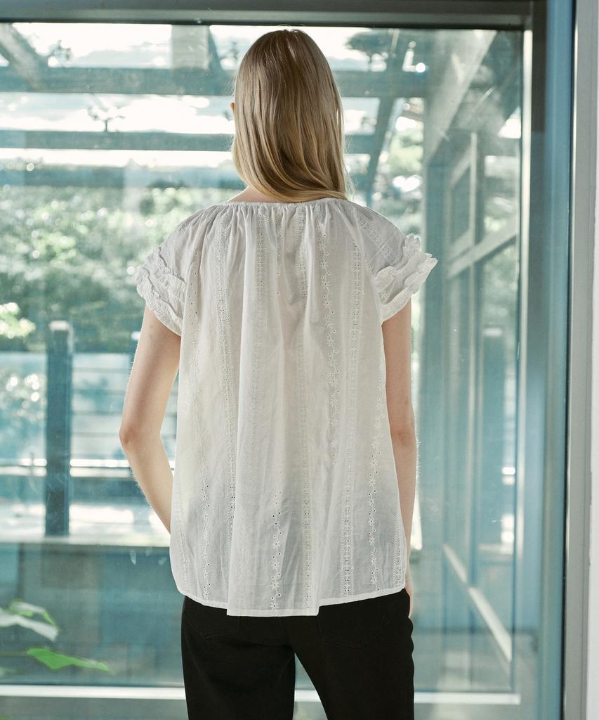 Jucy Judy Flare Lace Blouse J1Bl329J