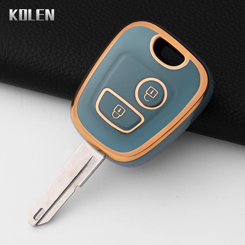 TPU Autoschlüsselhülle Abdeckung Schale für Peugeot 106 107 206 207 307 für Citroen C1 C2 C3 C4 Xsara Picasso für Toyota Aygo Schlüsselschutz