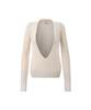 RENEJ Mohair Plunge Neck Knit