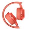Sony h.ear on 2 Mini Wireless WH-H800: Bluetooth/Hi-Res, 24hr Battery, On-Ear, with Mic, 2017 Model, 360 Reality Audio, Twilight Red