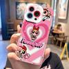 Anime The P-Powerpuff Girls Cover Clear Phone Case For iPhone Apple 17 AIR 16E 16 15 14 12 13 11 Pro Max Plus XR DIY Shell Case