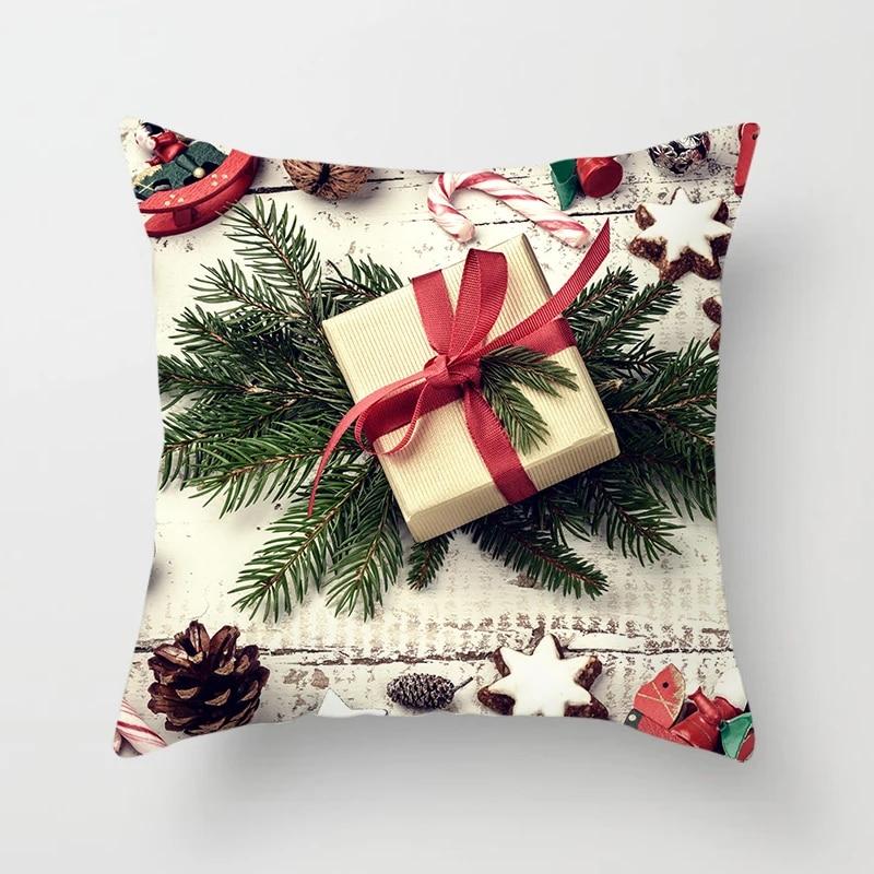 

Рождественские домашние наволочки с рождественским принтом для кровати, украшения для дома, наволочки, рождественские декоративные наволочки 50x50cm