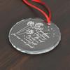 1pc/2pcs Memorial Gifts - Sympathy Gifts for Loss of Loved One, Mom, Dad - Bereavement Remembrance Grief Christmas Ornament -Glass Sympathy Ornament