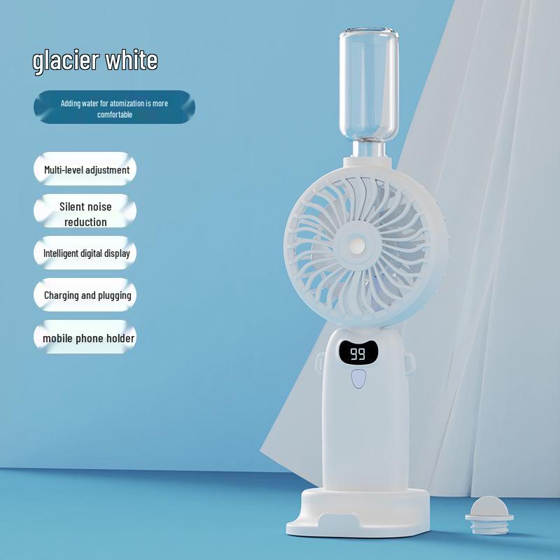 Silent Mini Portable Rechargeable Handheld Cooling Fan English Packaging