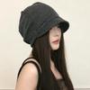 Dame S Ensfarvet Slouchy Hat Tynd Åndbar Kort Skygge Sommer Hue