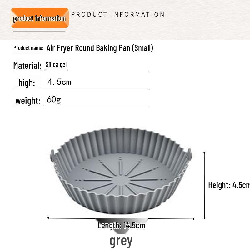Silicone Air Fryer Baking Mat and Cake Tray