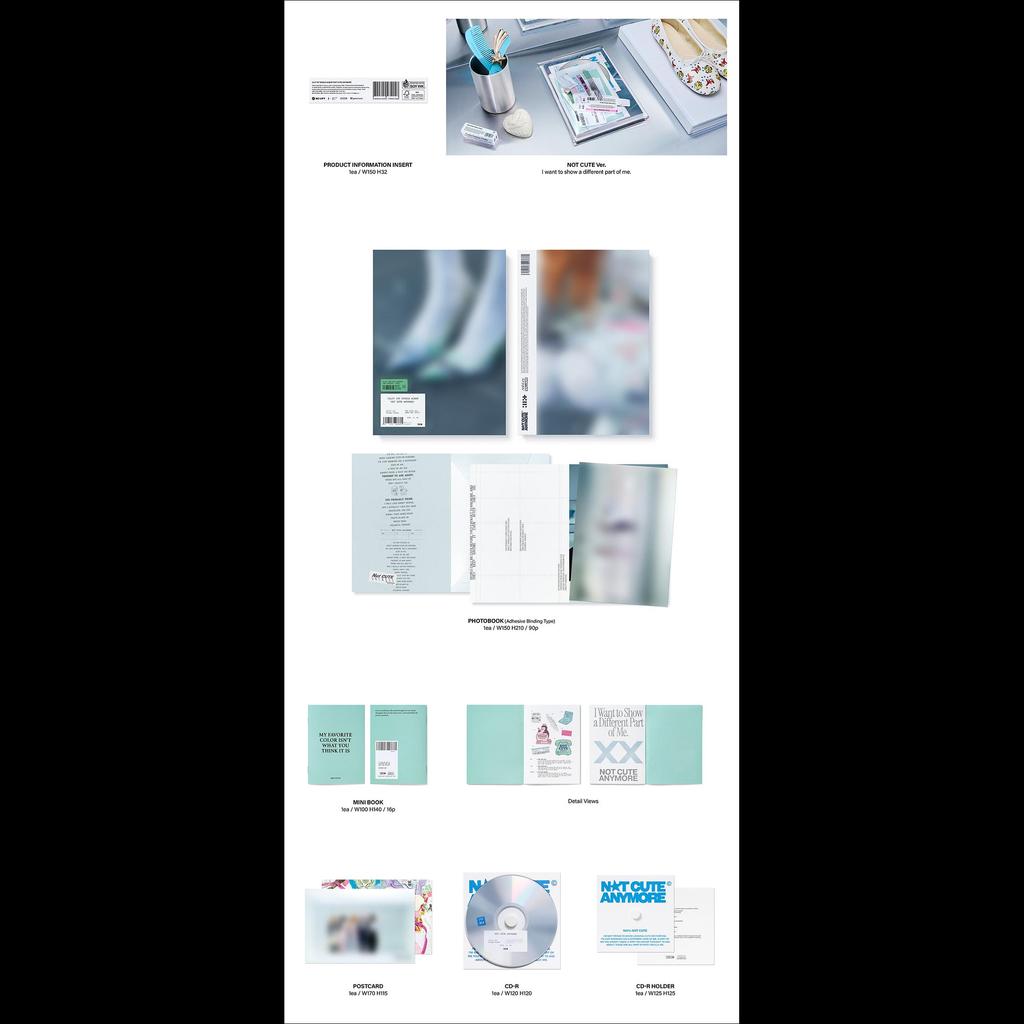 ILLIT - NOT CUTE ANYMORE [NOT CUTE Ver. / NOT MY NAME Ver.] + Free Gift