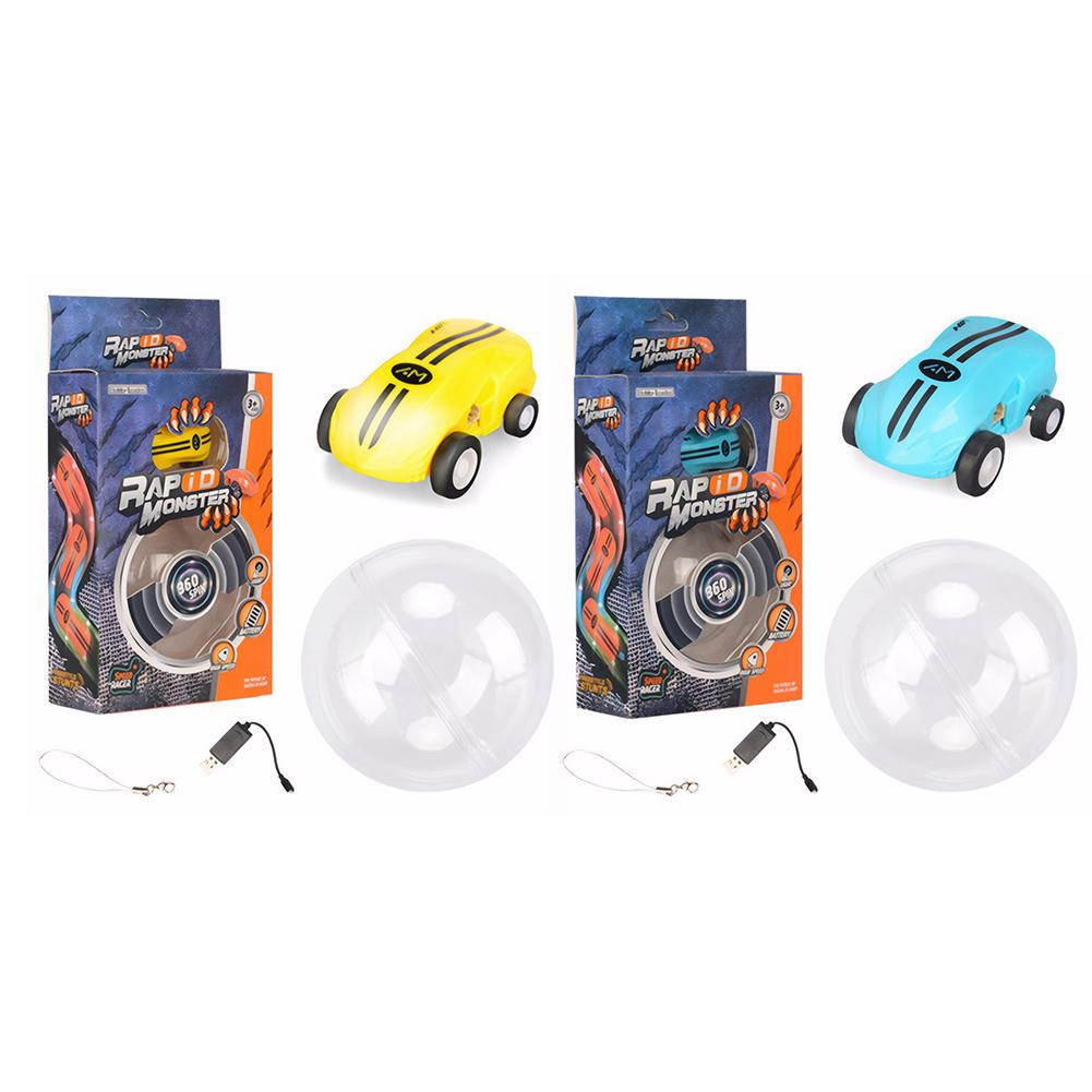 Mini Racer Rapid Stunt Car with Light Mini High-Speed Car 360 Degree Rotation Pocket Micro Racing Cars for Kids