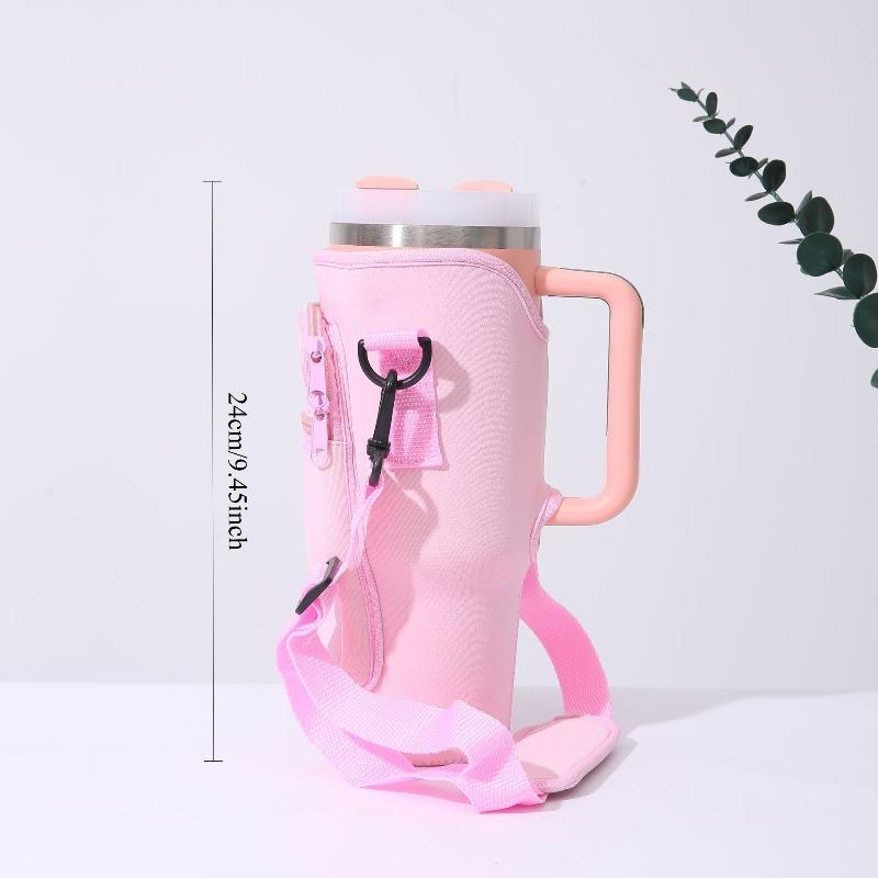 Multifunctional Large Capacity Thermos Cup Cover Crossbody Ice Fog Cover Car Sports Kettle Protection Cover