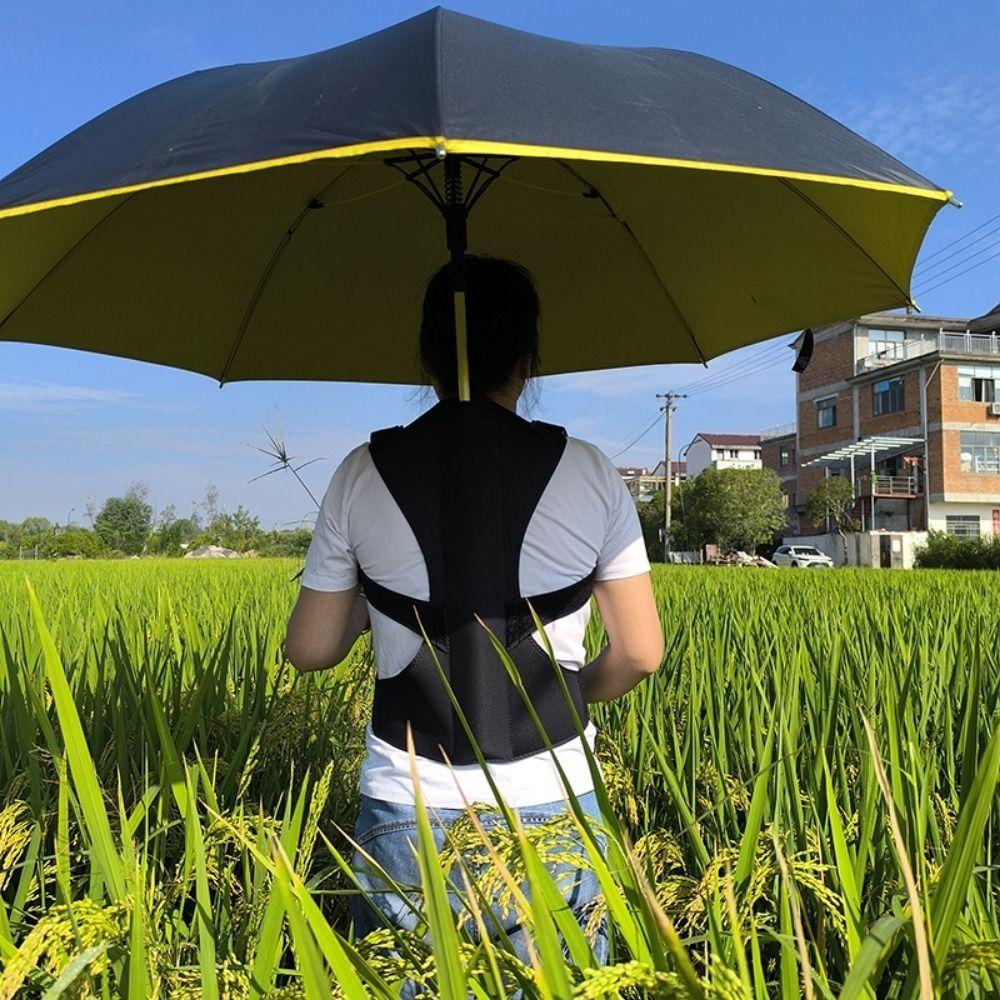 Wearable Fishing Umbrella Shoulder Vest Adjustable Hands-Free Umbrella Holder Photography