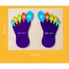 Palm Feet Busy Board Early Learning Educational Toys Puzzles Toddlers Gifts Wood Cognitive Montessori Toys for Children Kids