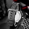 Casio Youth Series Round Dial Three Hands Industrial Style Business Fashion Quartz Movement Resin Strap Men Watches Blue MWA-100H-2A