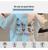 2025 Spring/Autumn Girls' Cartoon Print Hooded Coat - Stylish Korean Design for Medium & Large Kids