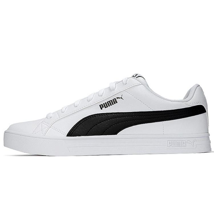 New PUMA Smash Vulc V3 Lo 'White Black' 380752-02