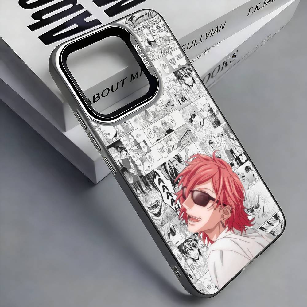 A-Ayato Y-Yuri Y-Yarichin Club Phone Case For iPhone 17,16,15,14,13,12,11 Plus,Pro Max,Colored Silver Phone Case