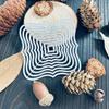 Multi-layer Square Curved Border Die Cuts for Card Making, Cutting Dies, Metal Die Cutting Mold, Scrapbooking Dies, Etched Embossing Stencil for Craft