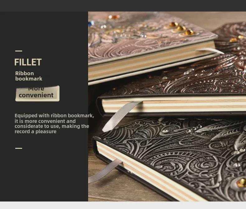 Phoenix Diamond European Retro PU Notebook & Travel Diary