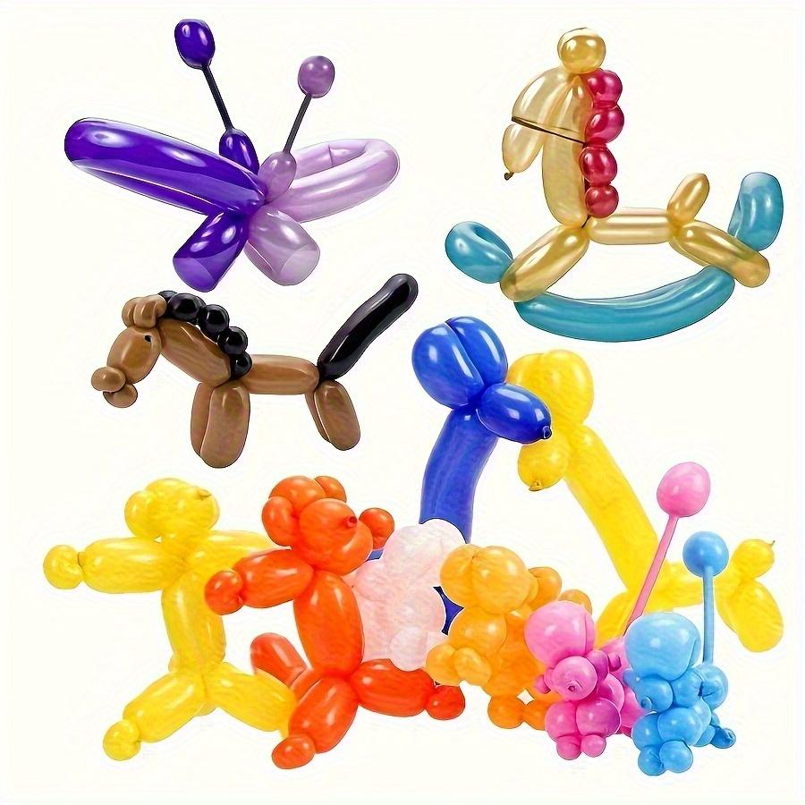 40/80/120pcs Long Balloons Wiht Pump Twisting Balloon Thickening Modeling Long Magic Balloons for Animal Model Weddings JXB