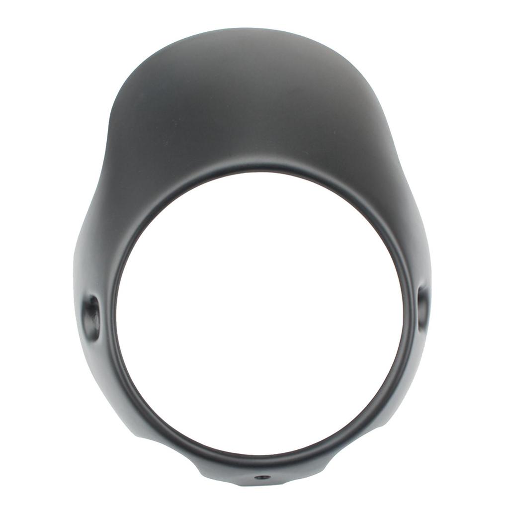 Motorcycle 8" Headlight Protector Fairing Windshield Kit screen Racer for 1200 883 FLHT Bobber