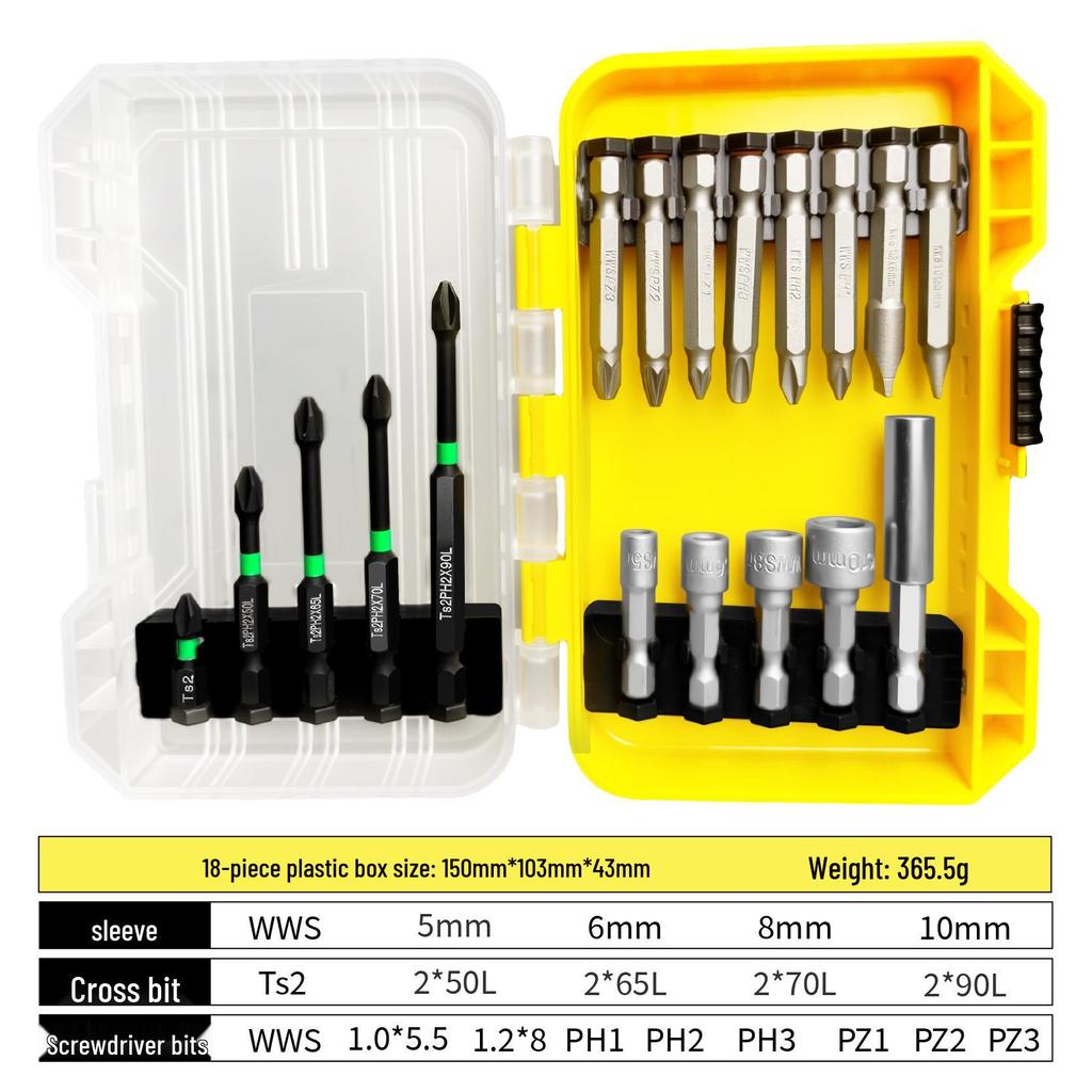 GeiBei 105° Bend Screwdriver Direction Changer with Hex Shank for Electric Drills