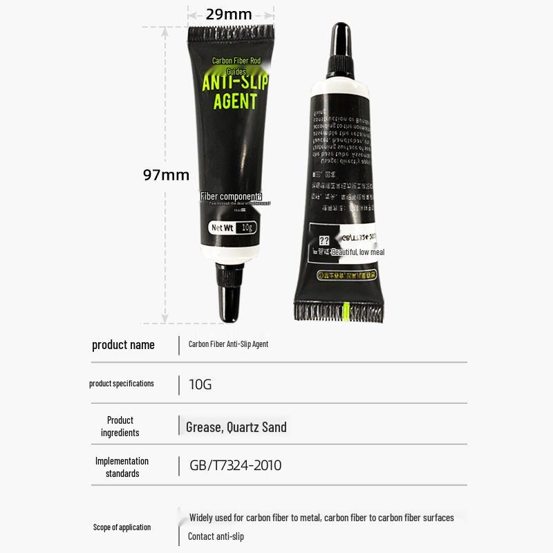 Carbon Fiber Anti-Slip Paste 10g for Bike Frames, Handlebars, & Seats