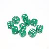 10Pcs Colorful Dice Acrylic Round Corner Cubes Dot Drinking Game Dice Accessories