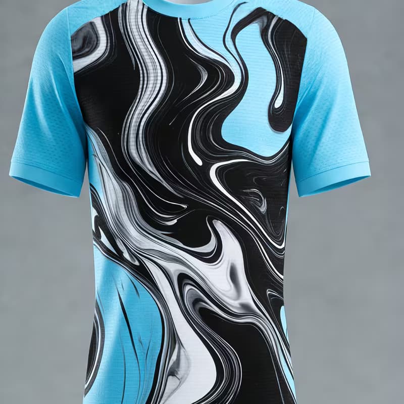 

Men s Fashion 3D Printed Men s T-Shirt Round Neck Short Sleeve Trendy Street Wear S