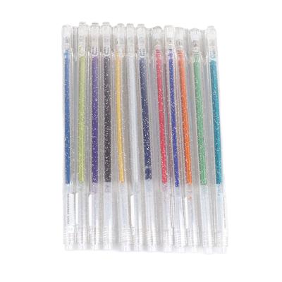Metallic Stift Set Wasserdicht Farbwechselnd Glitzer Gelstifte zum Zeichnen Kritzeln Scrapbook 12 Stück