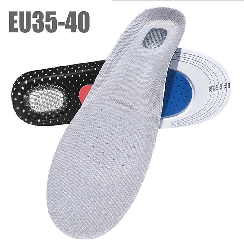 1Pair Sneakers Insole Men Silicone Shock absorbing Non slip Shoe Pads Arch Support Orthopedic Shoes Insoles for Feet
