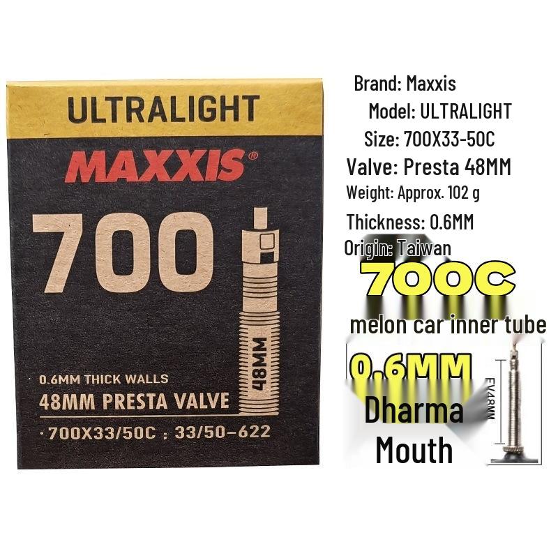 MAXXIS Bicycle Ultra-light Inner Tube for Mountain/Road Bikes: 26", 27.5", 29", 700x23C
