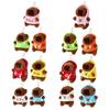 Lovely Hangings Decorations Sweet Plush Hoodies Capybara Keychain Pendant Keyring Decoration Bag Hangings Ornament