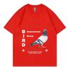 GovernUnisext Funny Pigeon Graphic T Shirts High Street Fashion Trend Short Sleeve Tshirts Unisex Unisex Clothing Loose Cotton Tshirt