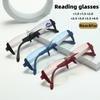 Modische Bifokale Lesebrille Herren Damen Vintage Presbyopie Brille Nah Fern Brille +1,0 bis +4,0 Dioptrien