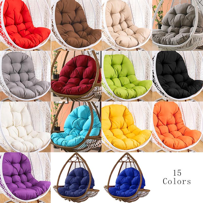 Egg Chair Cushion Hanging Basket Chair Cushion Thick Swing Chair Cushion Rattan Chair Soft Egg Chair Pad For Garden Home Decor
