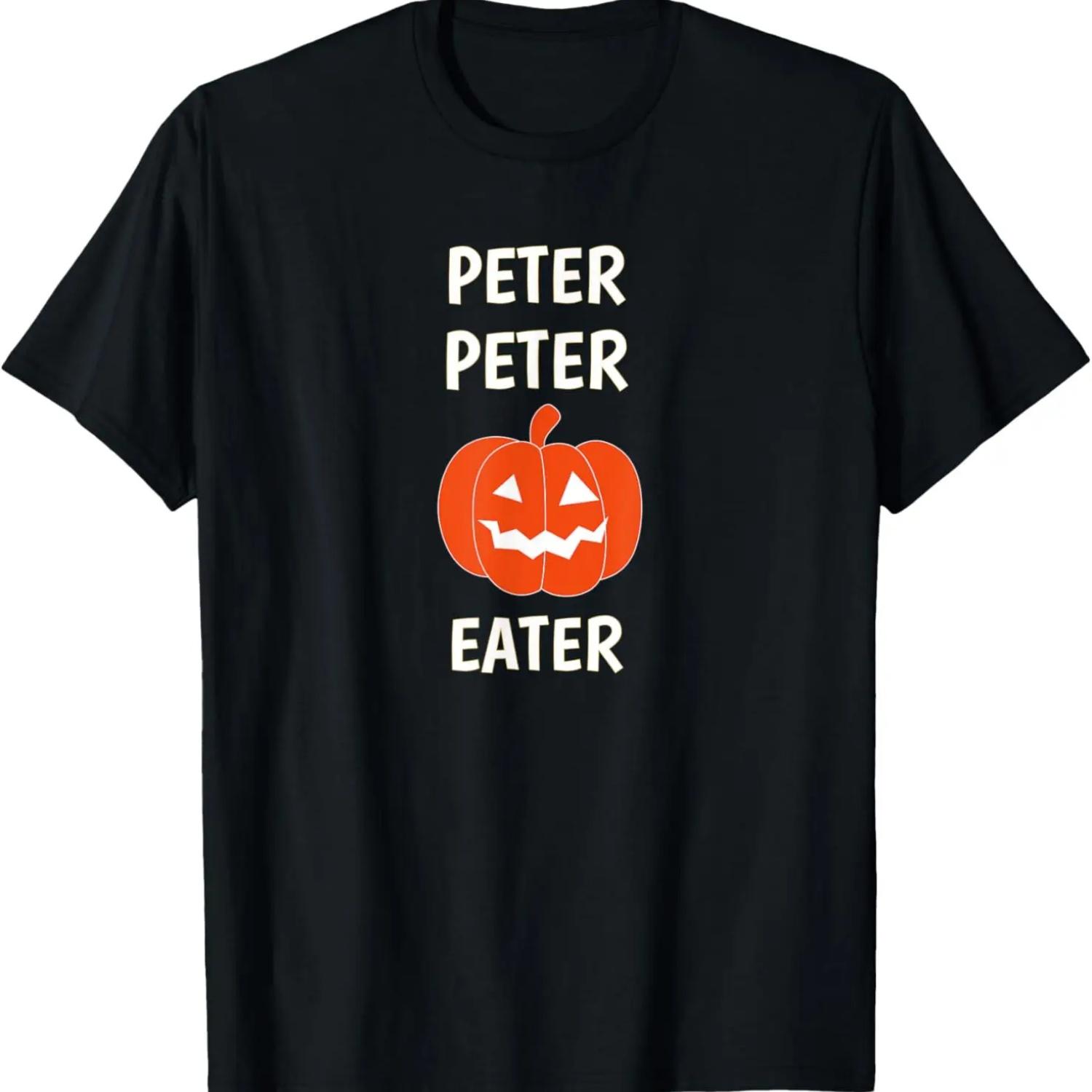 Peter Peter Pumpkin Eater Halloween Costume Shirt S чёрный